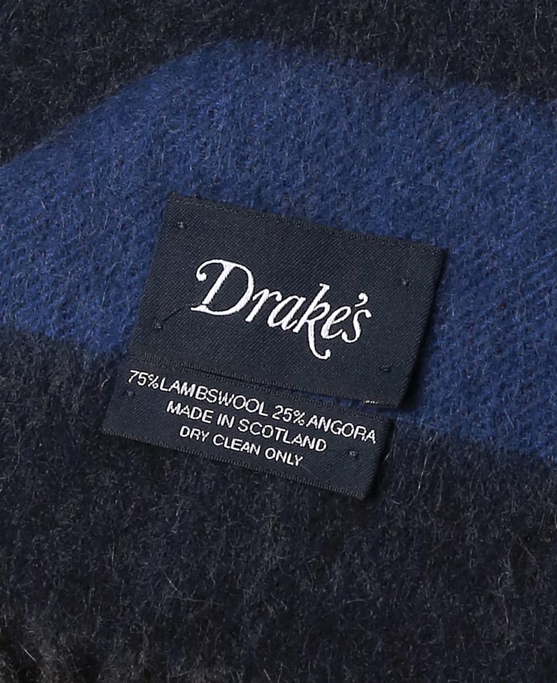 드레익스 [Drake's] 원포인트 램즈울 앙고라 머플러 상품이미지4