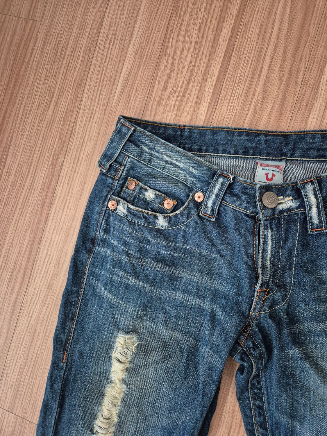 트루릴리젼 부츠컷 데님 진 28 상품이미지3