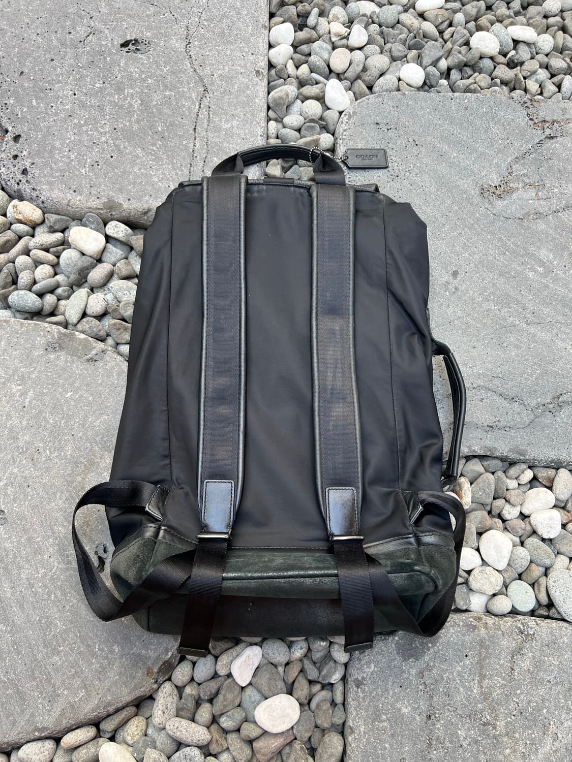 OLD COACH LEATHER/SUEDE BLACK 올드코치백팩가방 상품이미지8