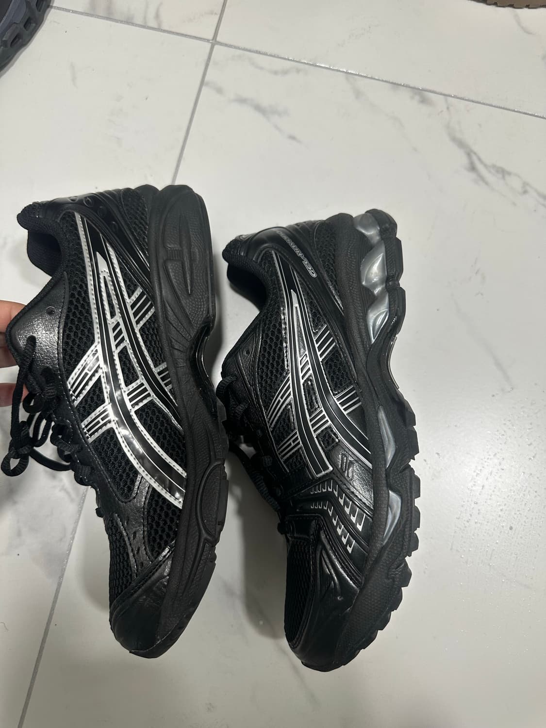 아식스 젤카야노14 블랙 퓨어실버 상품이미지4