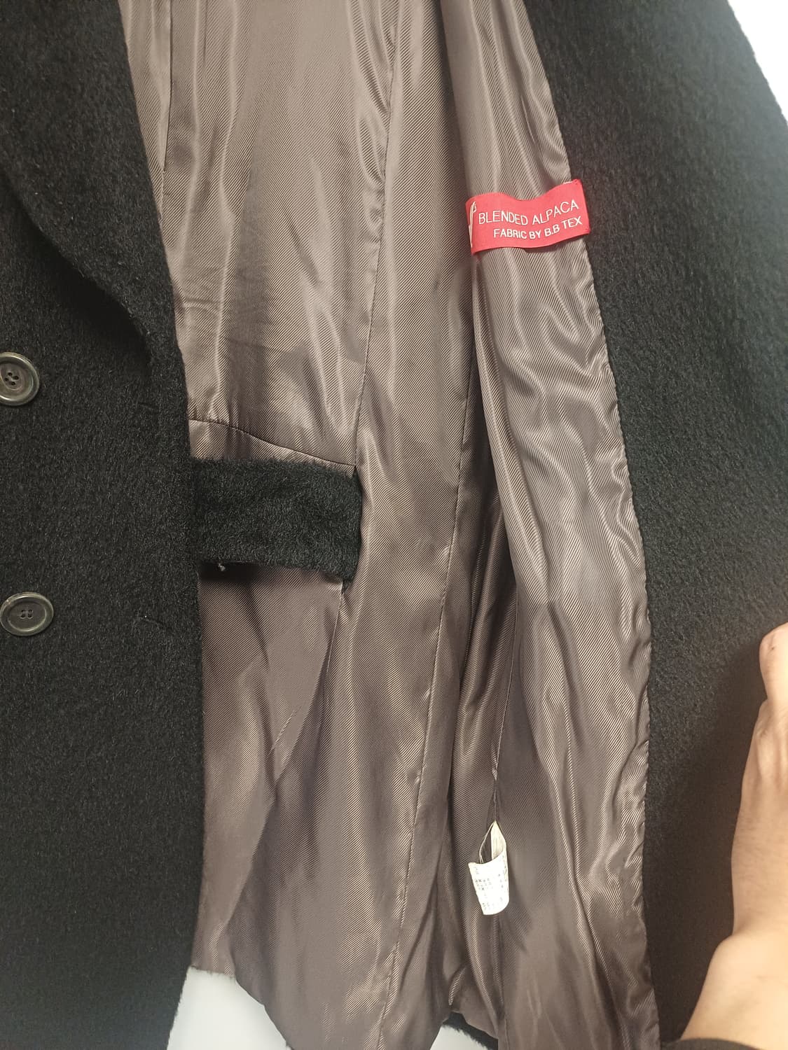 한섬 SYSTEM 여성 울 알파카 부클 더블코트[무료배송] 상품이미지7