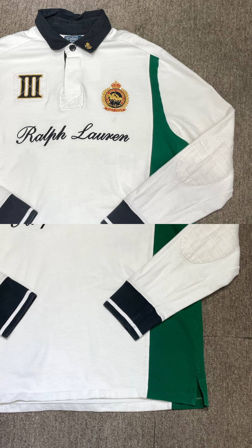 (2XL) POLO 폴로 랄프로렌 카라 럭비티 커스텀핏 상품이미지4