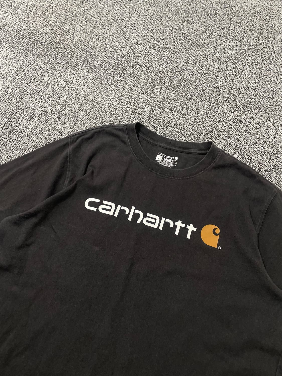 빈티지9. 칼하트 빈티지 시그니처 빅 로고 긴팔 티셔츠 롱 슬리브 상품이미지2