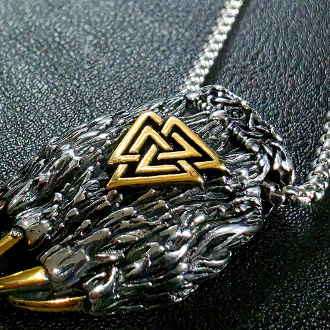 Vargr 티타늄 펜던트 빈티지 엔틱 곰 북유럽 바이킹 남자 목걸이 상품이미지3