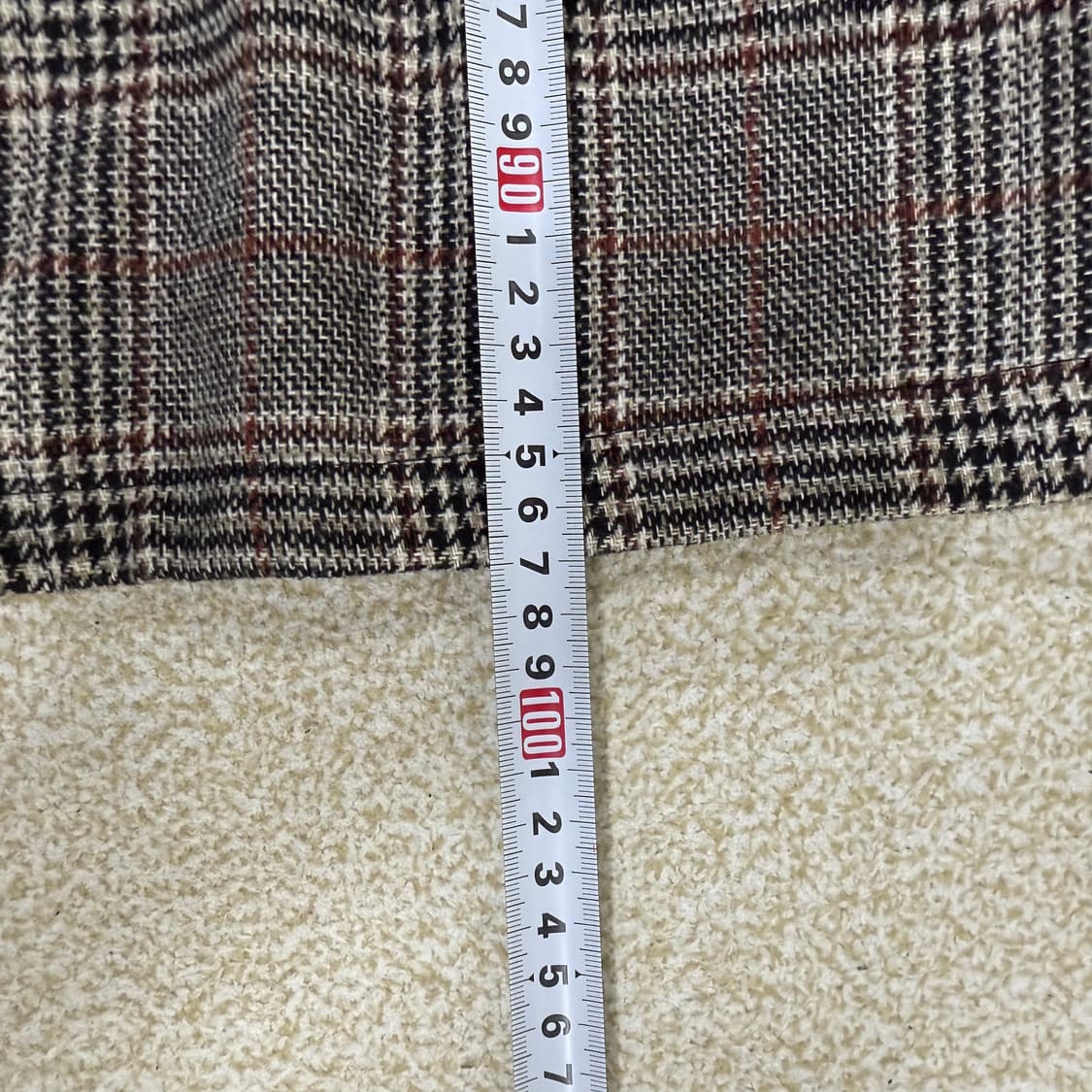 [F] 플라스틱아일랜드 체크 더블코트 1230T2 상품이미지5