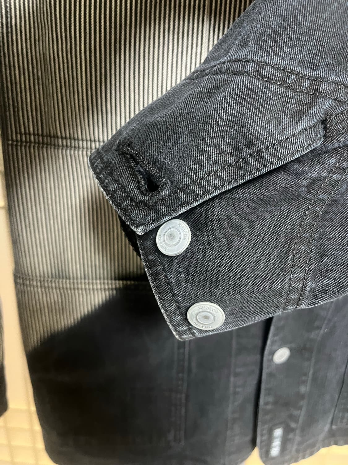 [XL]04네이버후드그라데이션 커버올 블랙 상품이미지7