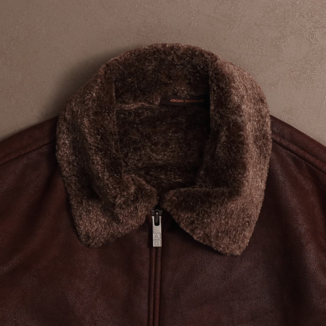 빈티지 무스탕 자켓 브라운 A1856 상품이미지2