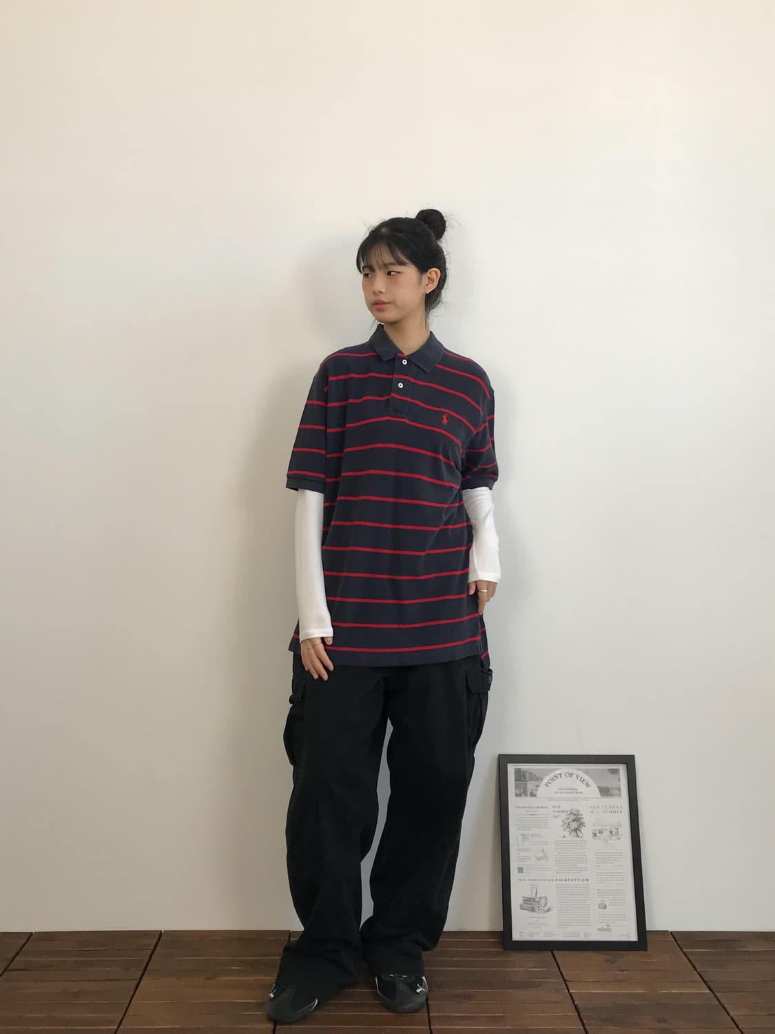 Polo Stripe Polo Shirt 상품이미지1