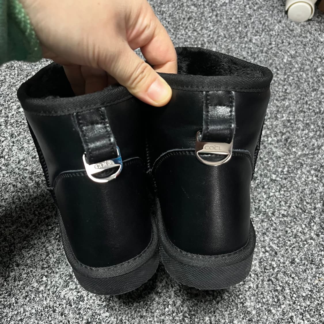 커스텀어클락 COCL 어그 부츠 블랙 250 상품이미지5