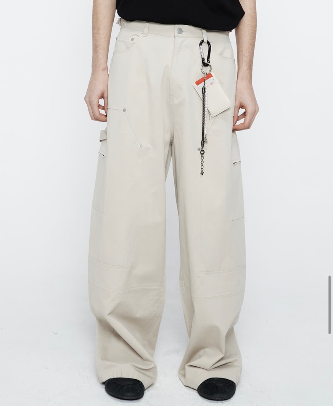 알렌느 카펜더 팬츠 크림 베이지 2사이즈 상품이미지3