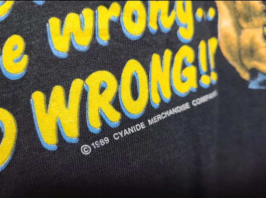 1989 포이즌 빈티지티셔츠 상품이미지4