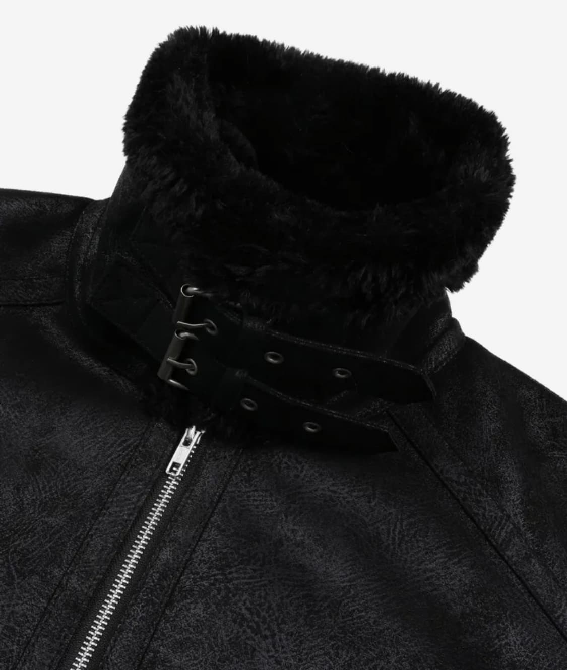 도프셉 크롭 무스탕 판매합니다 상품이미지3