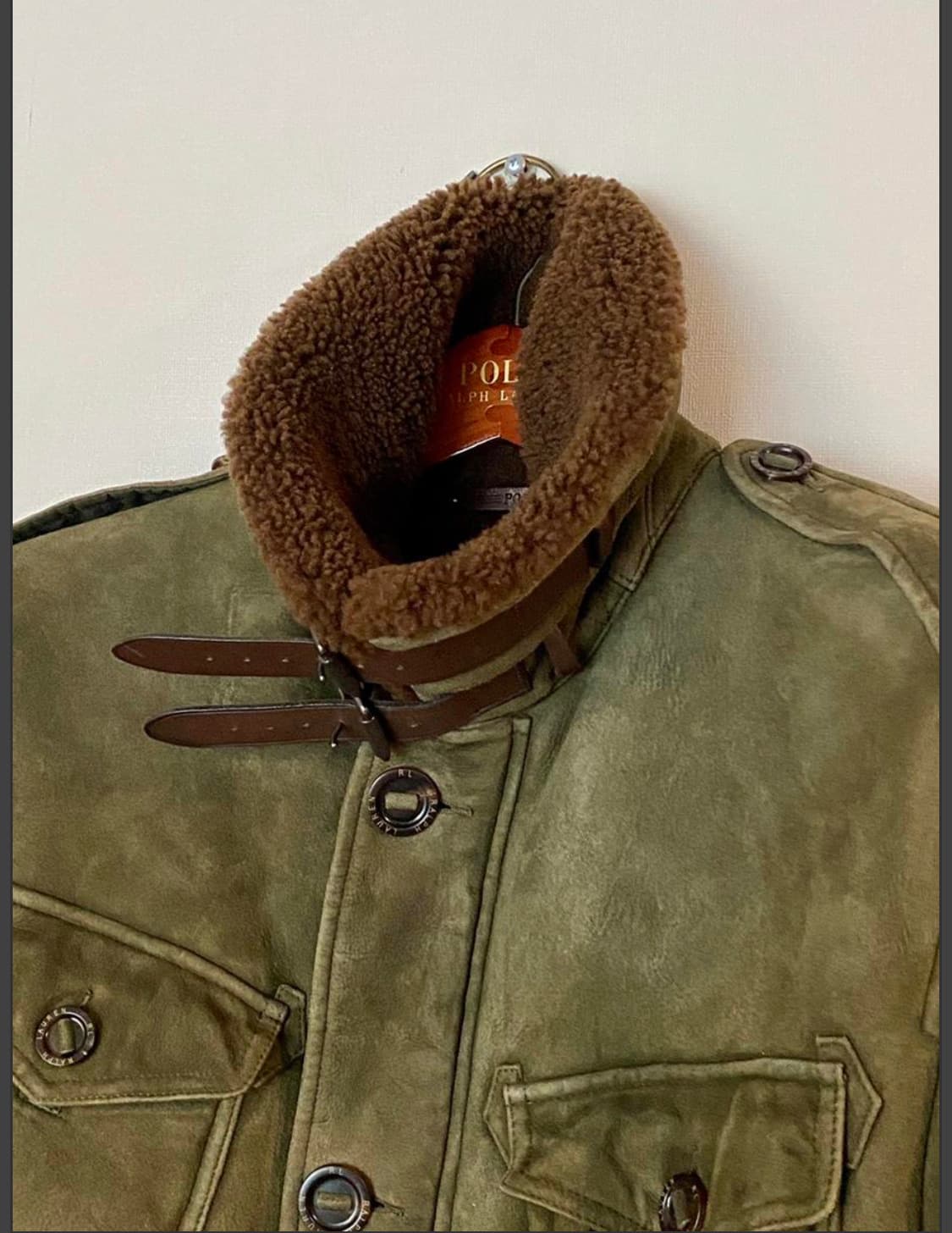폴로 랄프로렌 16F/W 시어링 컴뱃 무스탕 상품이미지7