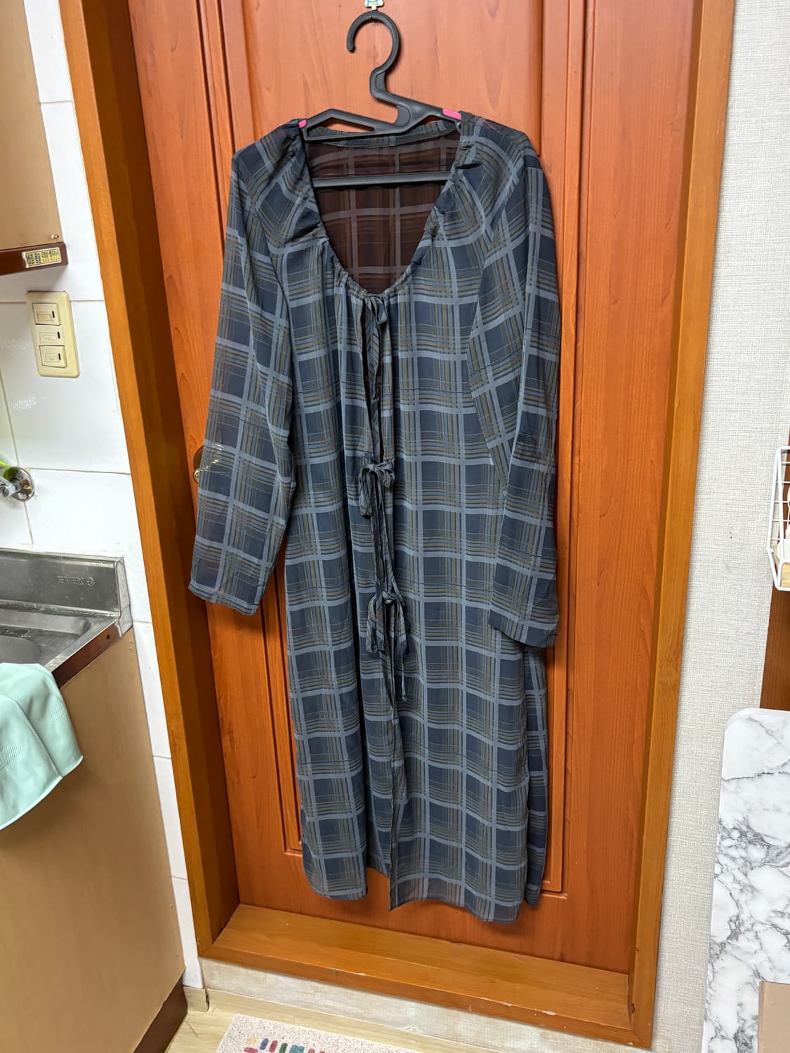 보세 빈티지 여름 시스루 롱 가디건 (옷 3벌이상 구매시 배송비 무료) 상품이미지1