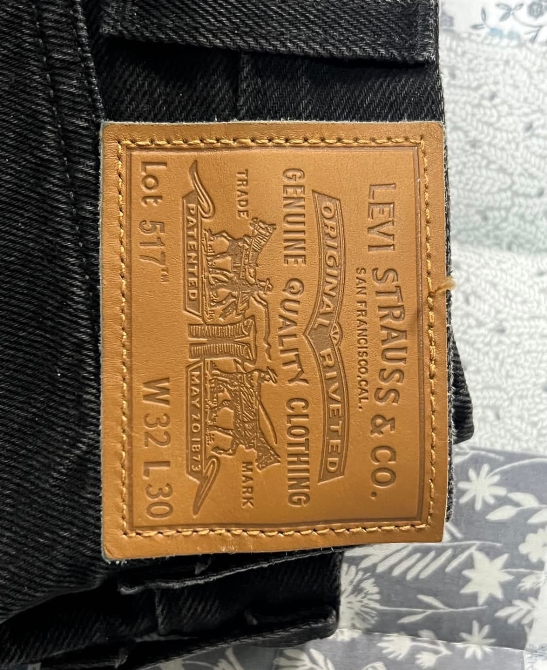 리바이스 517 블랙 32/30 상품이미지3