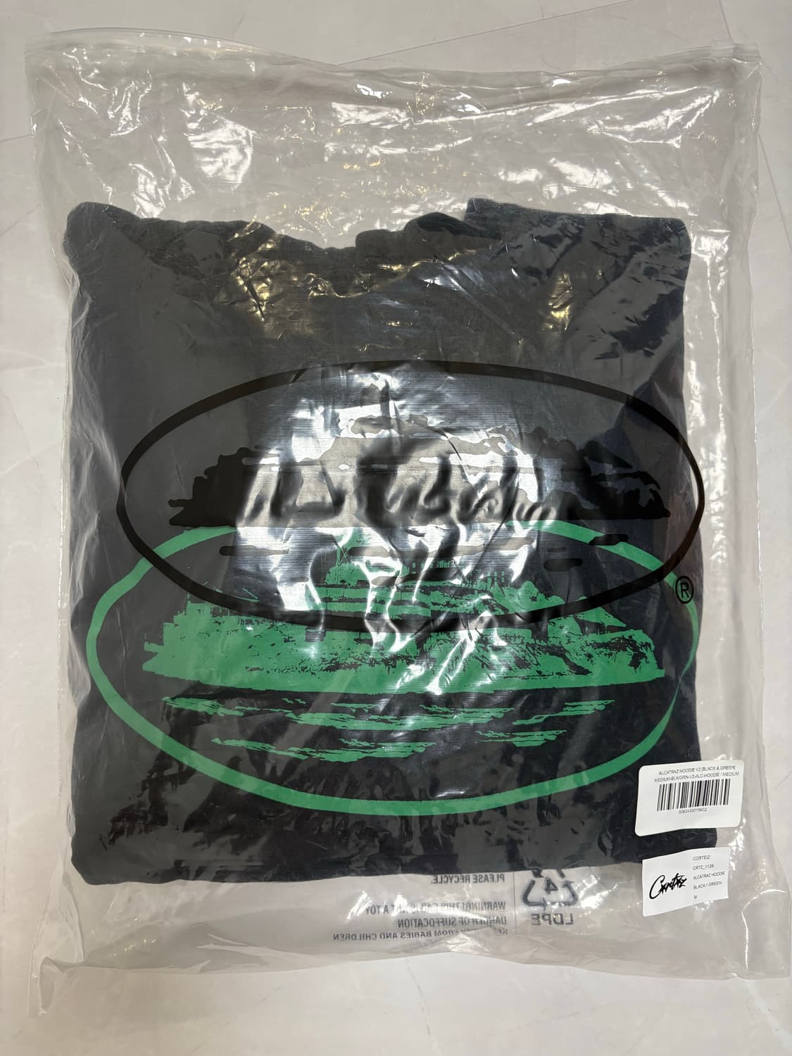 코르테이즈 OG 그린 로고 후드티 상품이미지1