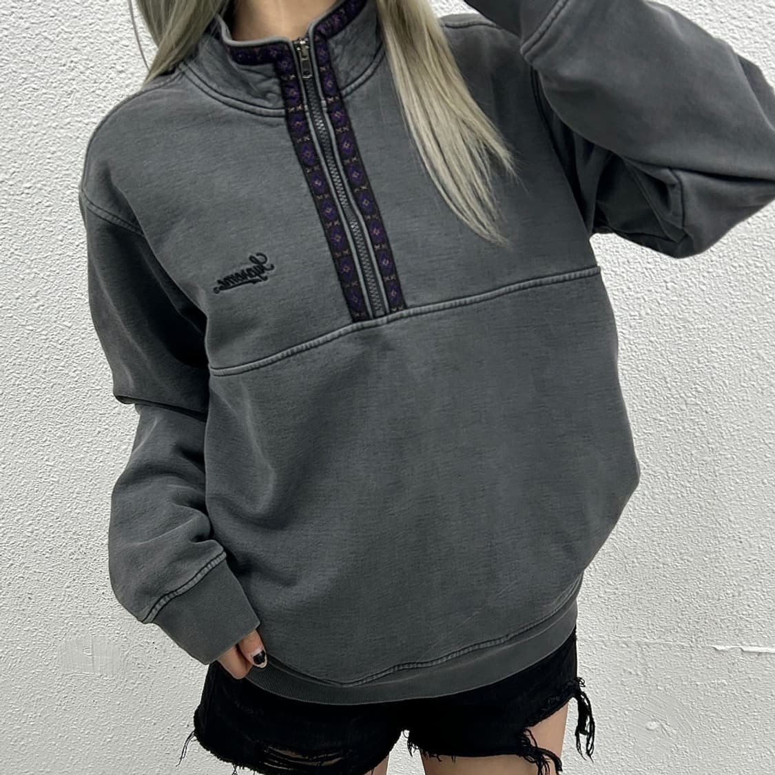 슈프림 에스닉 차콜 pk티 M 상품이미지2