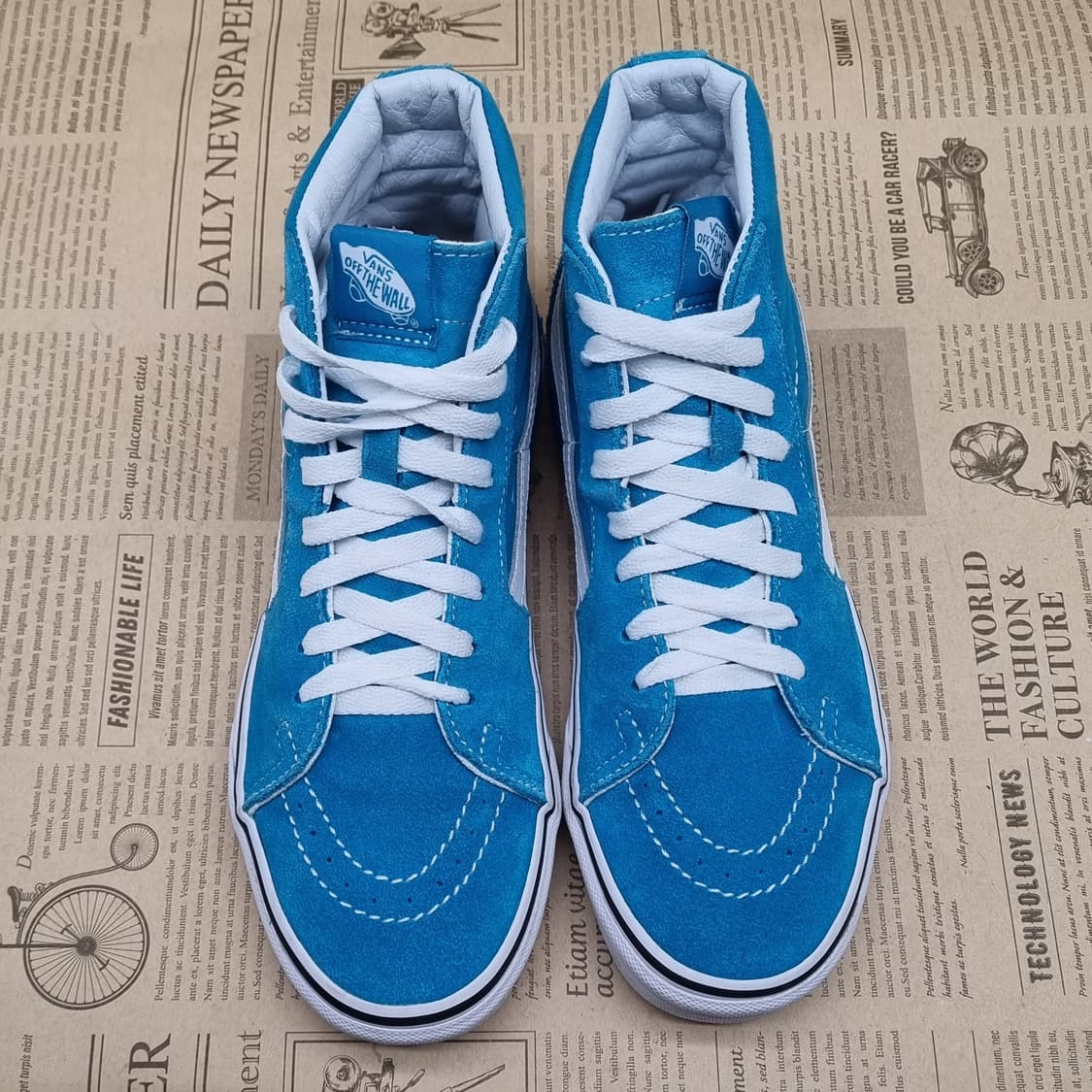 반스 스케이트 블루 여성하이탑240  상품이미지2