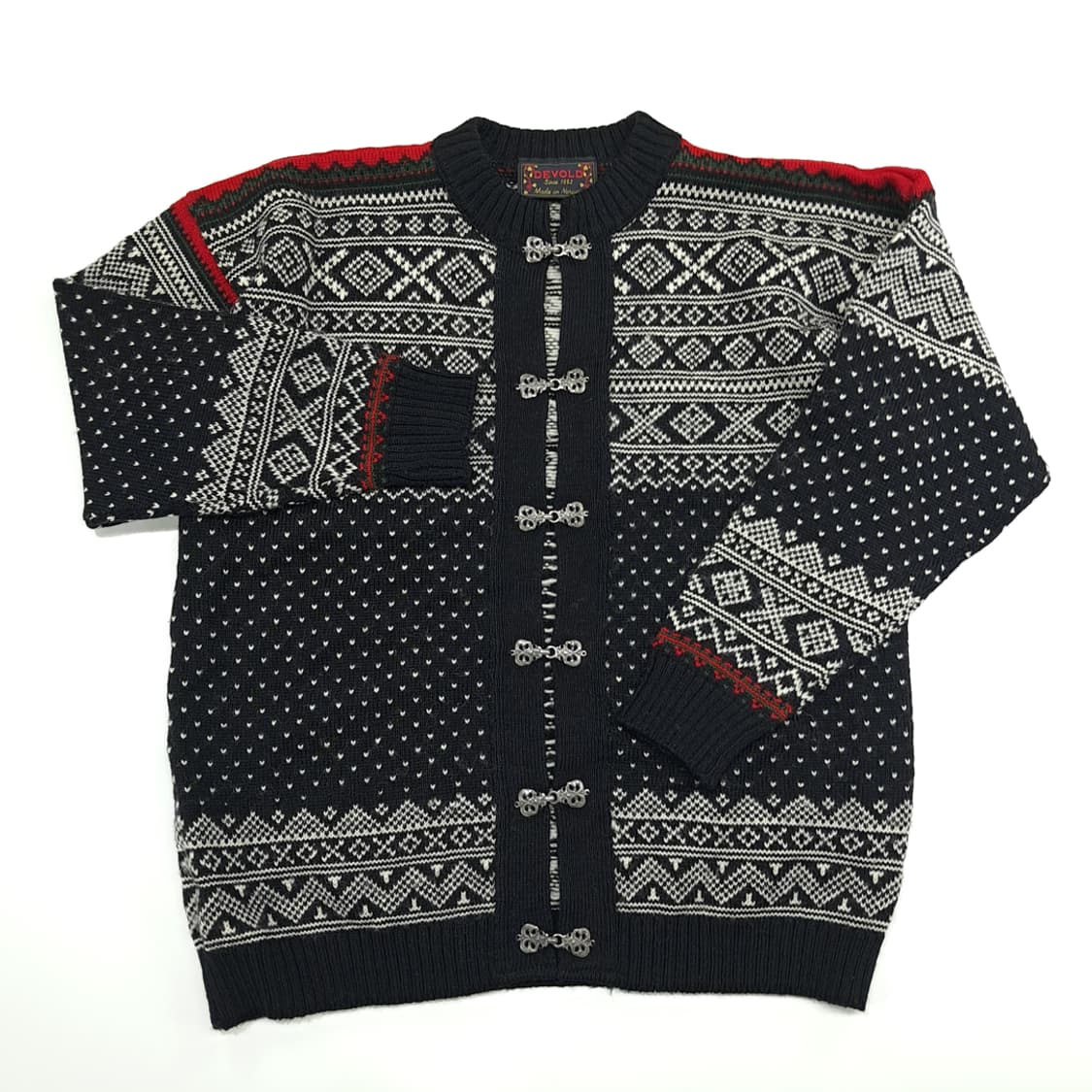 CN969 L DEVOLD 노르웨이 메이드 노르딕 울 가디건 상품이미지2