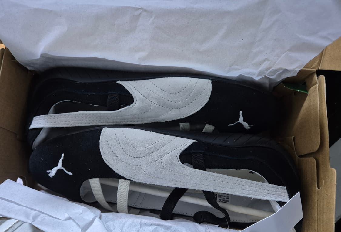 (새상품) 푸마 스피드캣 발레 스웨이드 블랙 실버 상품이미지2