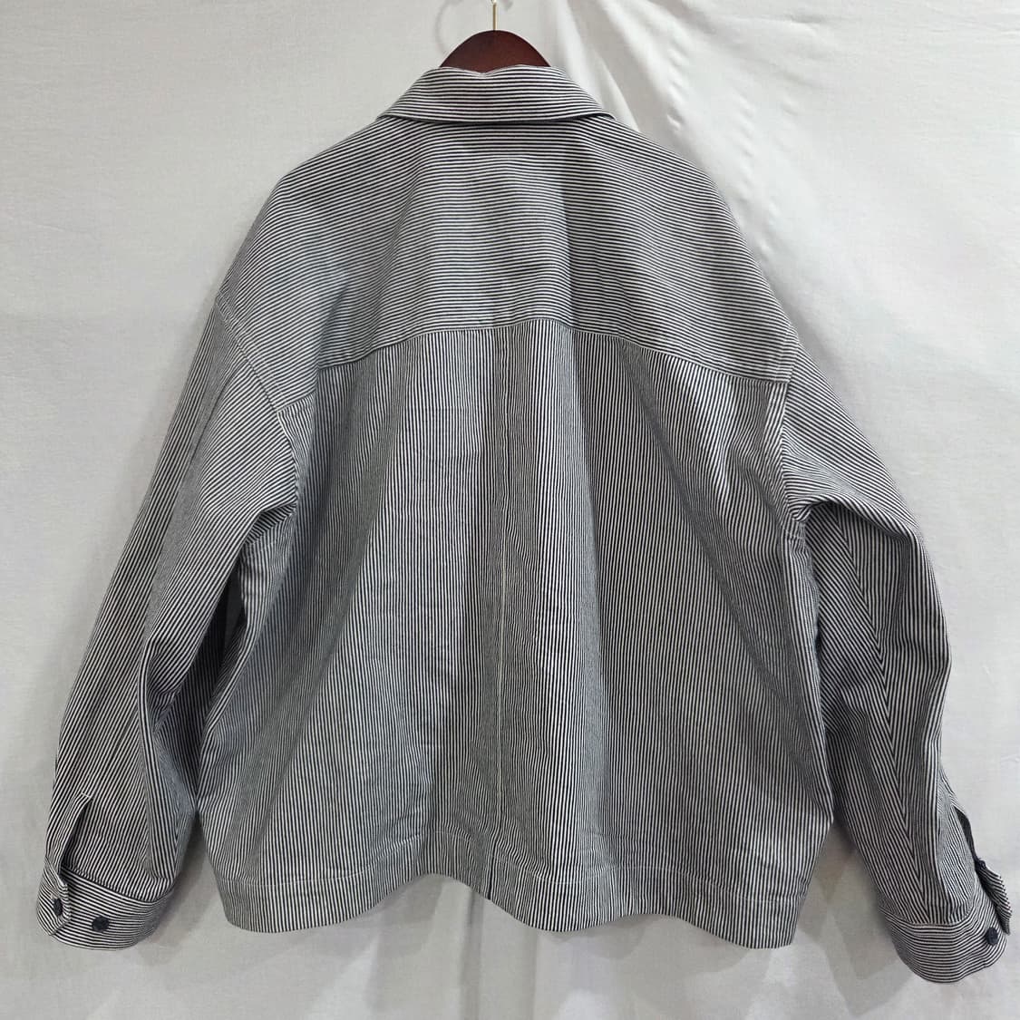 커스텀멜로우 헤드 메이너 스트라이프 해링턴 자켓 블루 상품이미지3