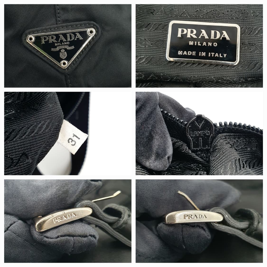 프라다 삼각로고 리나일론 투포켓 숄더백 쇼퍼백 상품이미지4