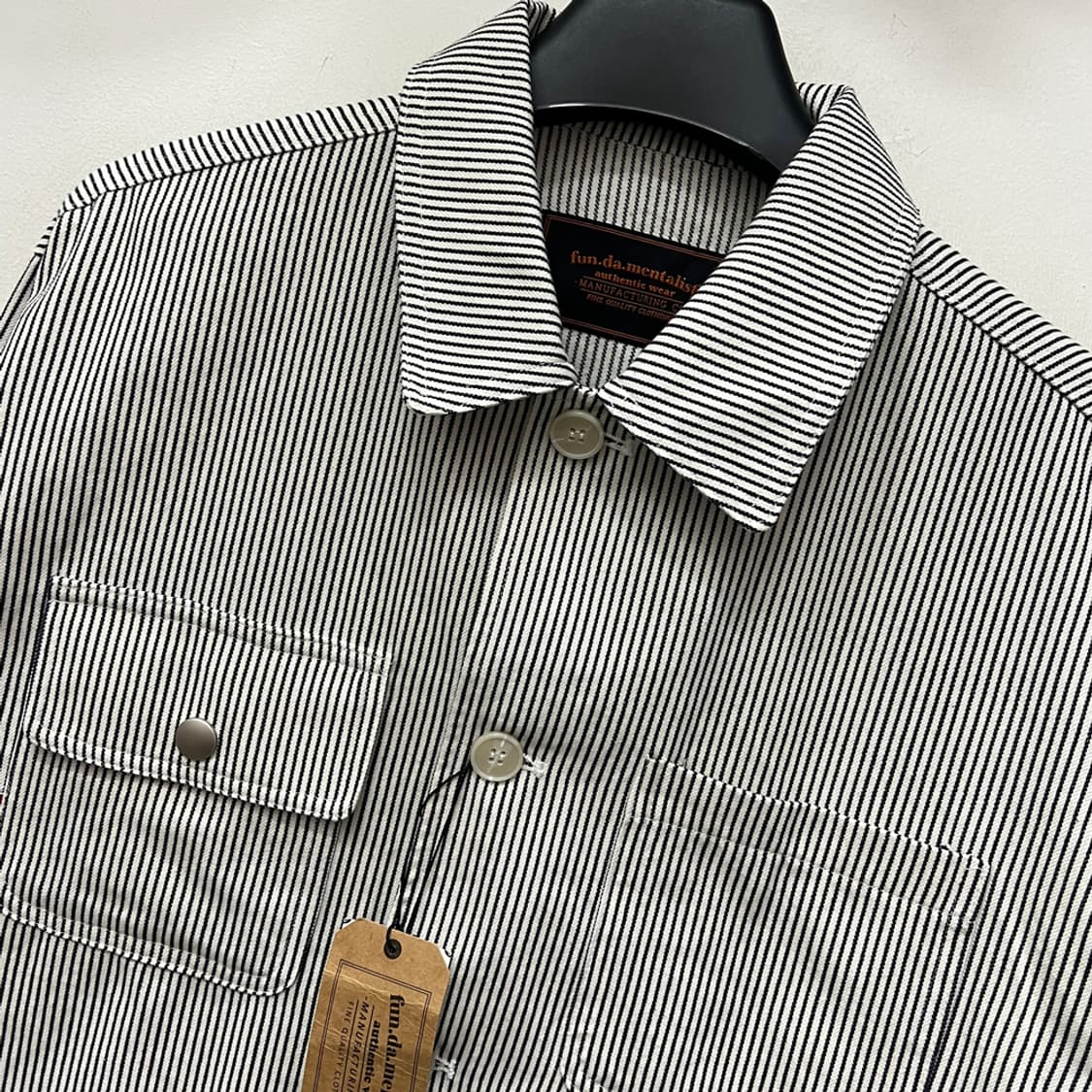 펀다멘탈리스트 데드스탁 스트라이프 헌팅 자켓 FREE 상품이미지3