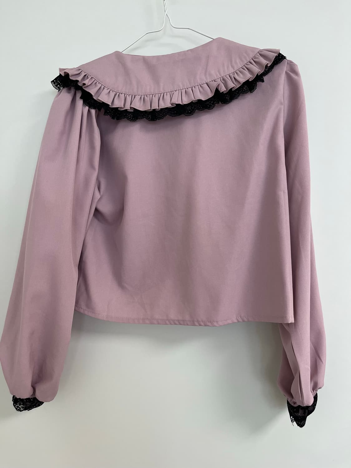 핑크 프릴 블라우스 상품이미지2