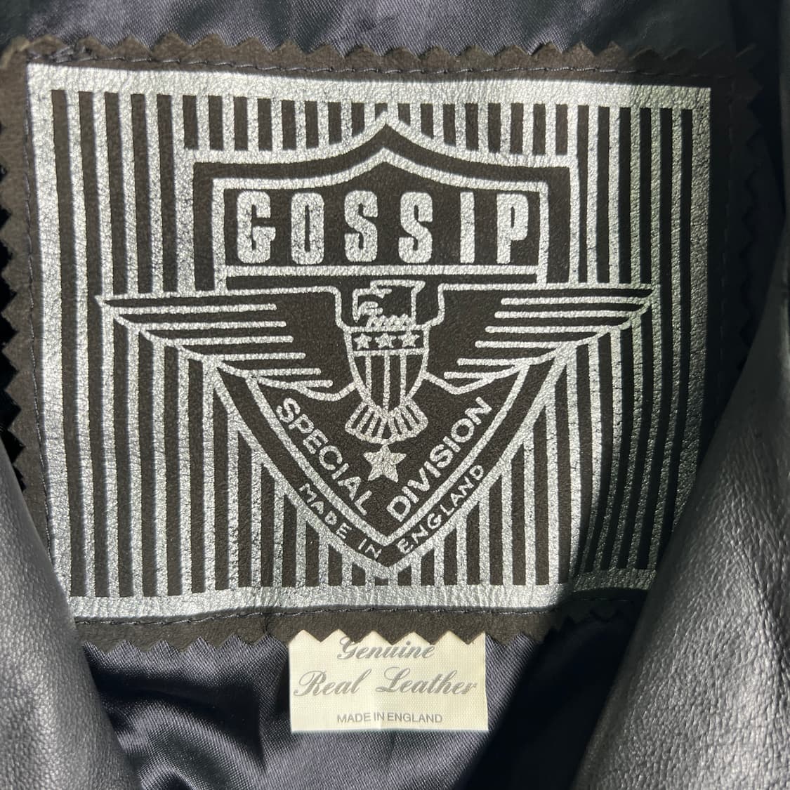 GOSSIP 빈티지 레더 라이더 자켓 M 상품이미지3