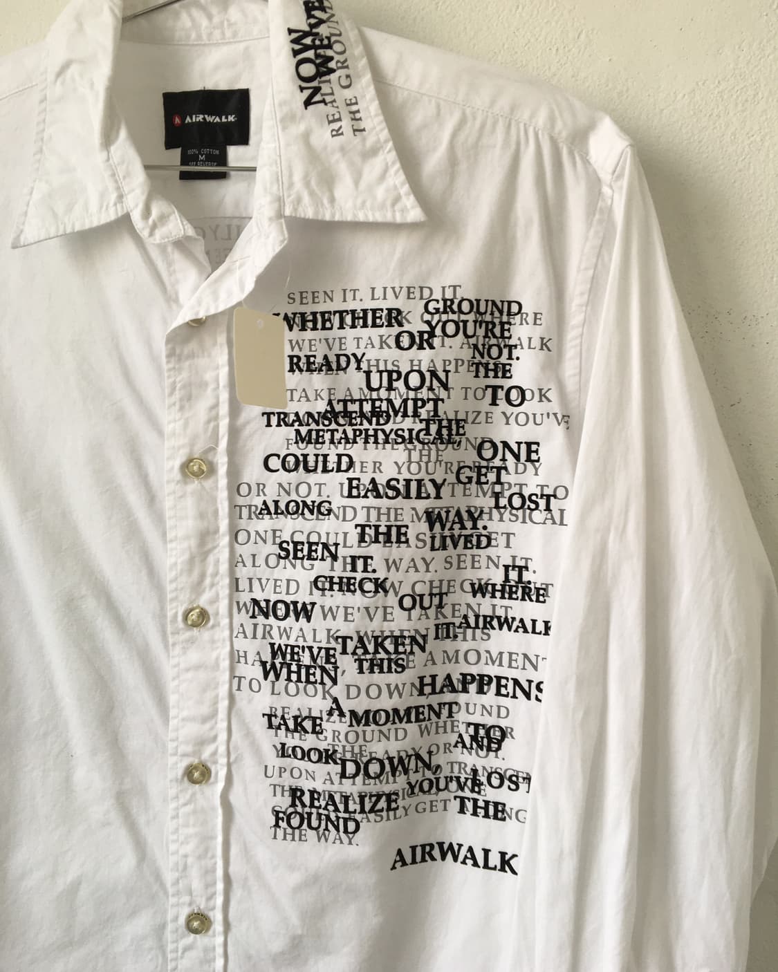 Lettering printing shirt 상품이미지4