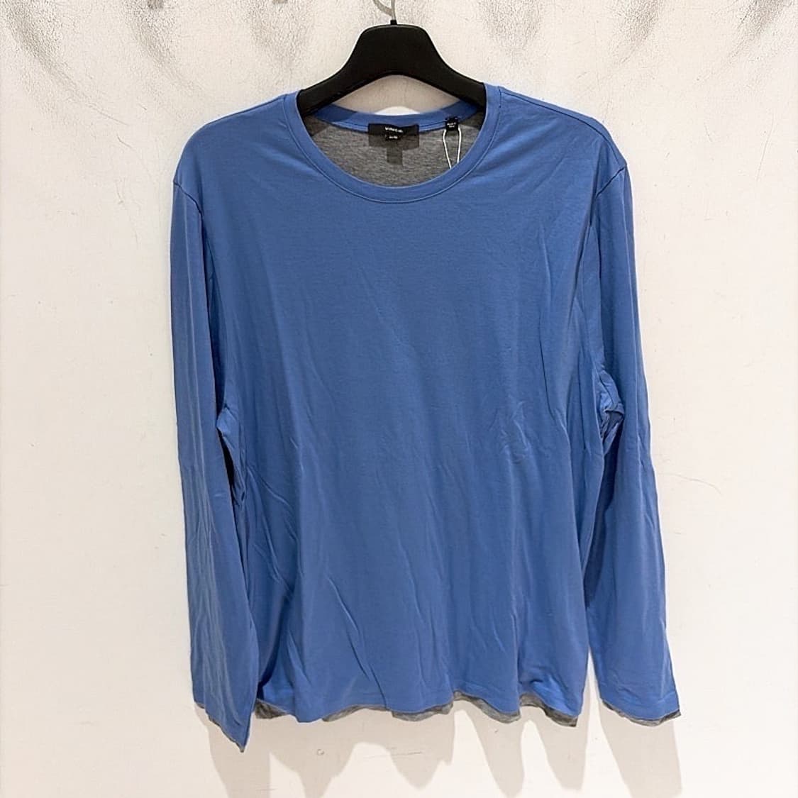 (정품/새상품) VINCE 빈스 남성 블루 레이어드 롱슬리브 상품이미지1