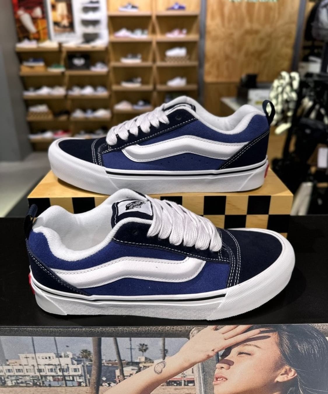 [Vans] 반스 뉴스쿨 네이비/트루화이트 새상품 상품이미지2