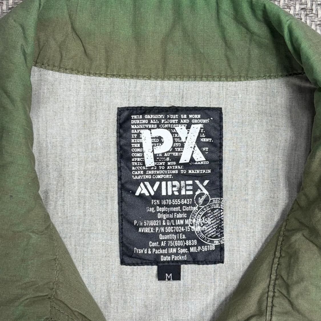 아비렉스 밀리터리 필드 자켓 v1282 상품이미지6