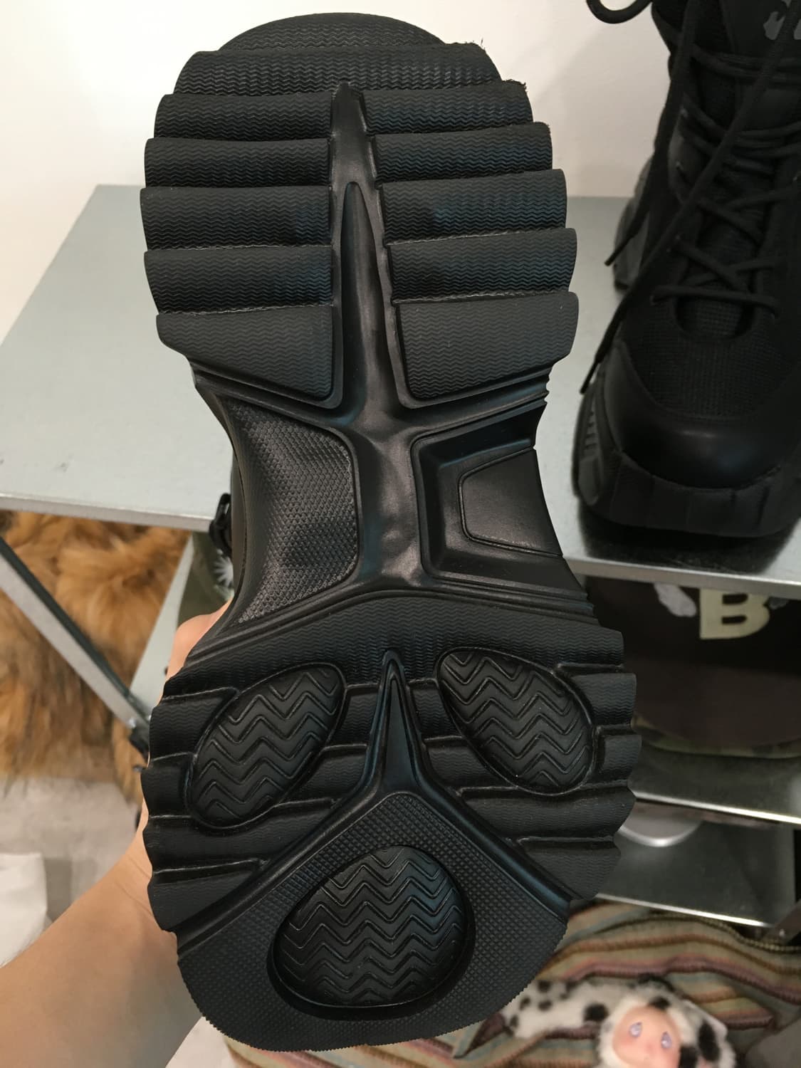 yeel PLATFORM BOOTS SNEAKERS BLACK 상품이미지5