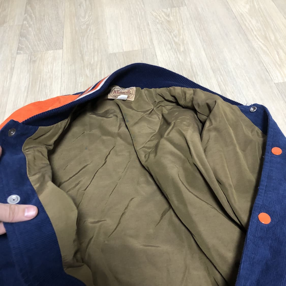 (XL) 화이츠빌 By 토요 엔터프라이즈 코듀로이 바시티 스타디움 자켓 상품이미지7