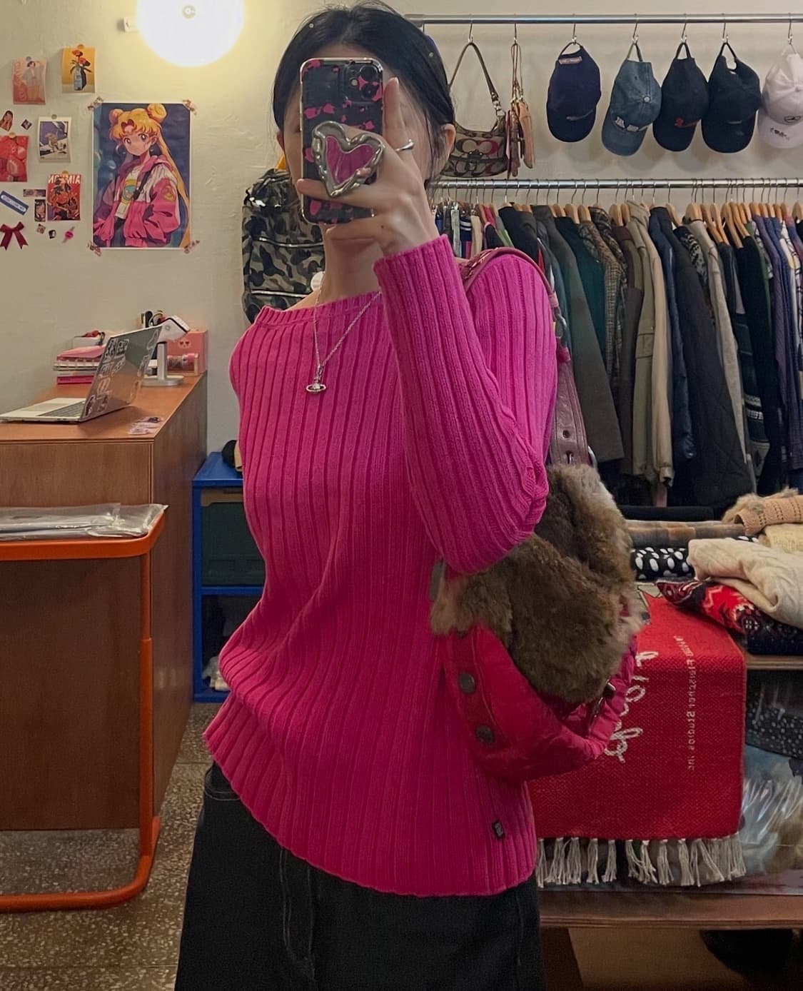 랄프로렌 핑크 니트 [무배] 상품이미지2