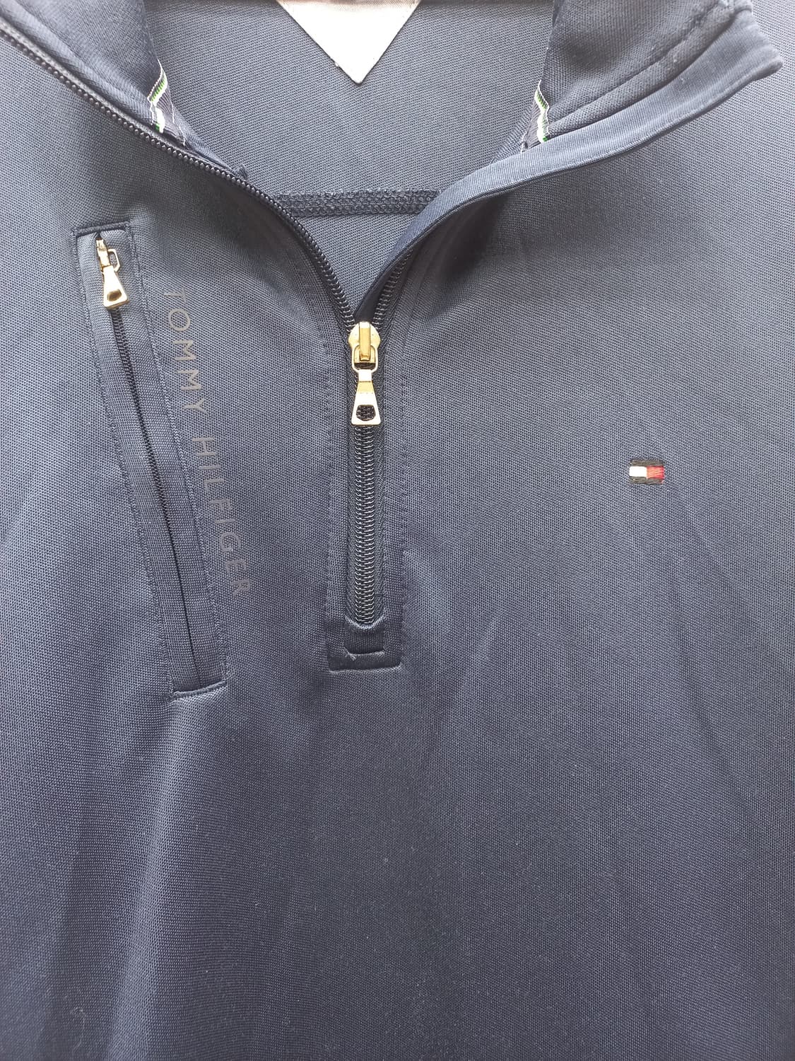 타미힐피거 네이비 반집업 남XL 상품이미지2