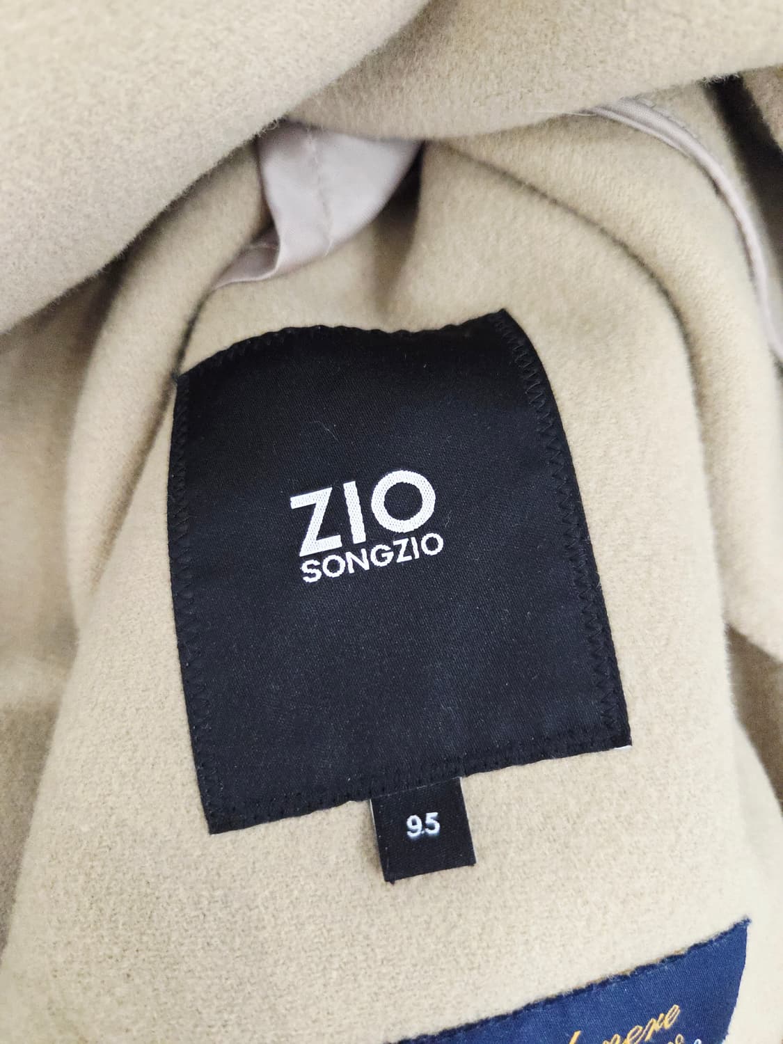 ZIO SONGZIO 지오송지오 캐시미어 혼방 싱글 코트 베이지 상품이미지7