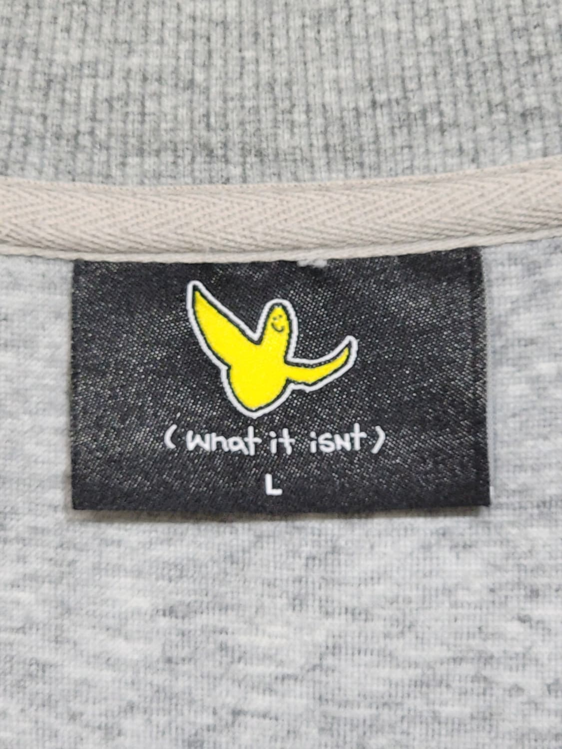 (L) 와릿이즌 가디건 그레이 브이넥 오버핏 캐주얼  상품이미지3