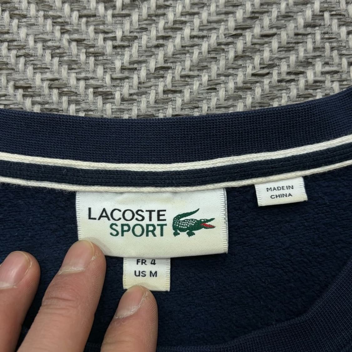 라코스테 베이직 로고 맨투맨 v2775 상품이미지7
