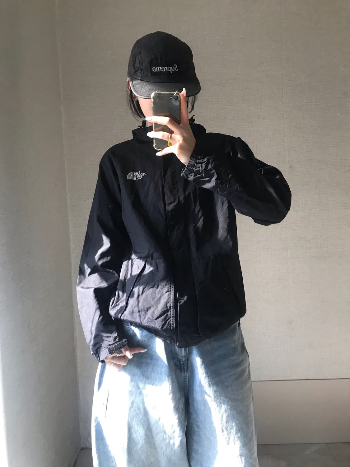 노페 블랙 바람막이 상품이미지3