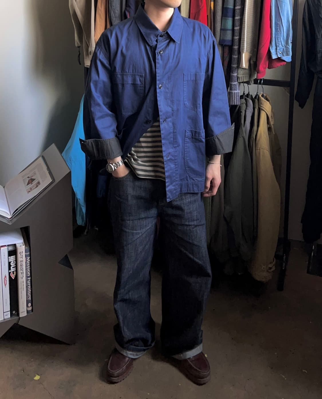 92SS 본빌 텔라스텔라 프랜치 워크 자켓 아카이브 상품이미지3