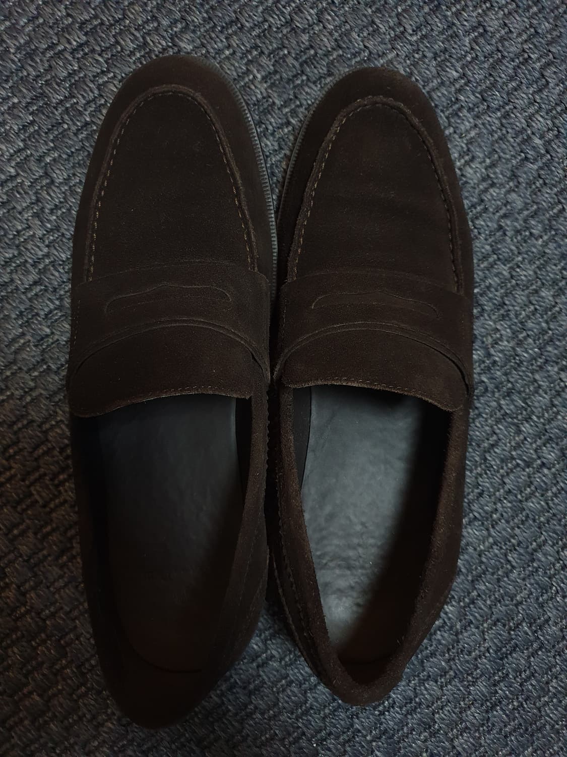 마시모두띠 브라운 스웨이드 페니로퍼 (285) 상품이미지5