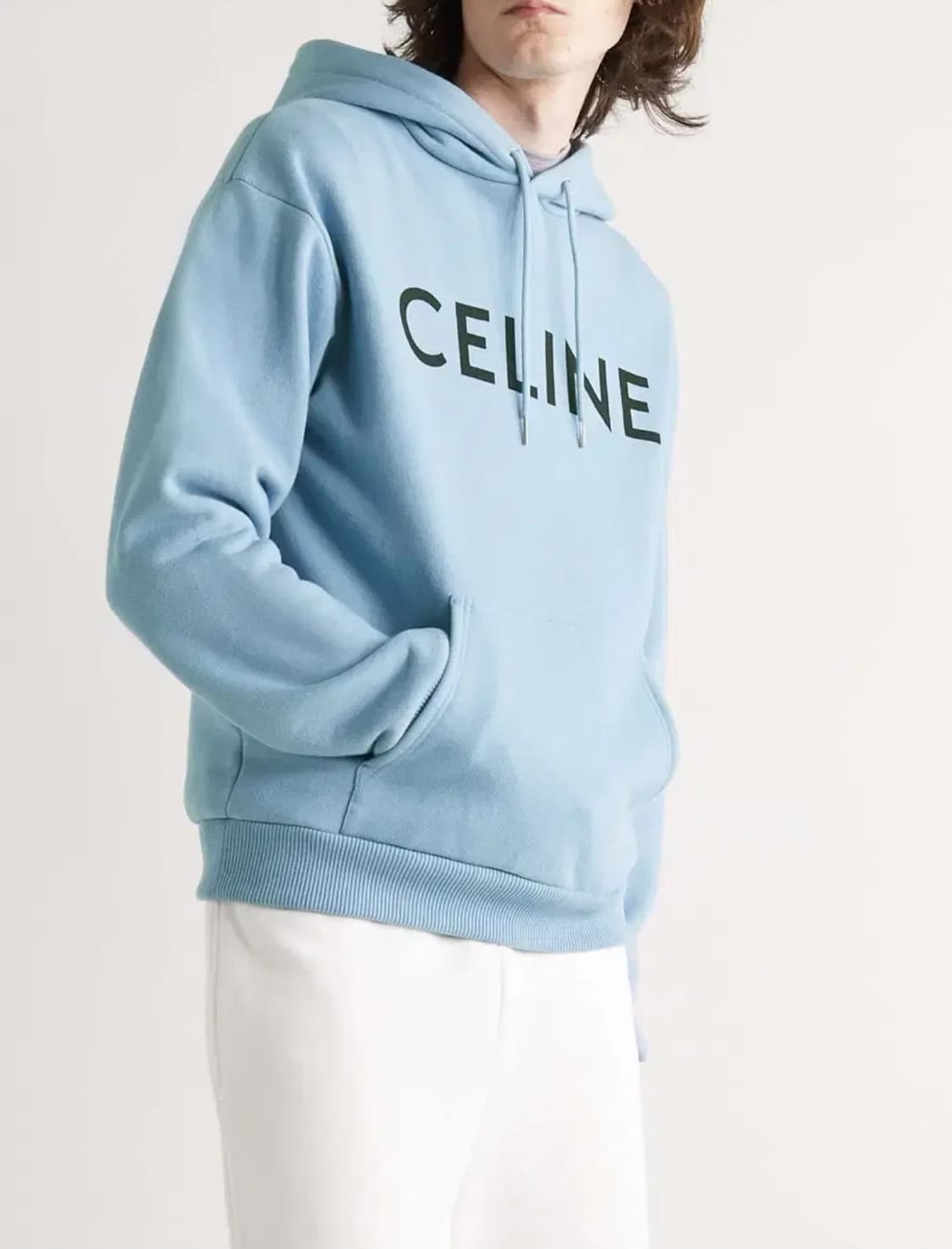 [BTS 뷔님 착용] 셀린느 23fw 루즈 로고 플리스 후드 상품이미지2
