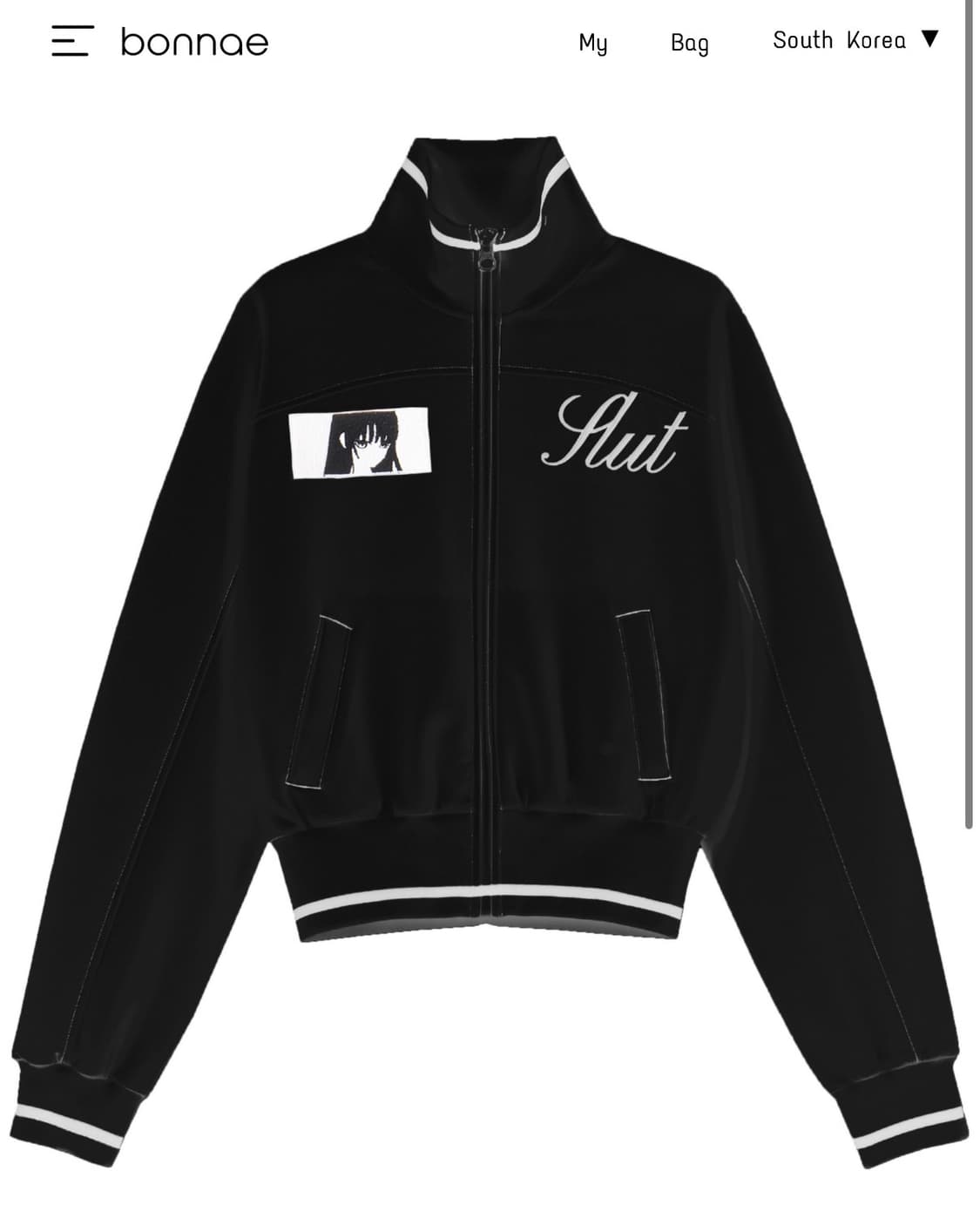 bonnae 패치 트랙 자켓 (1사이즈) 상품이미지1