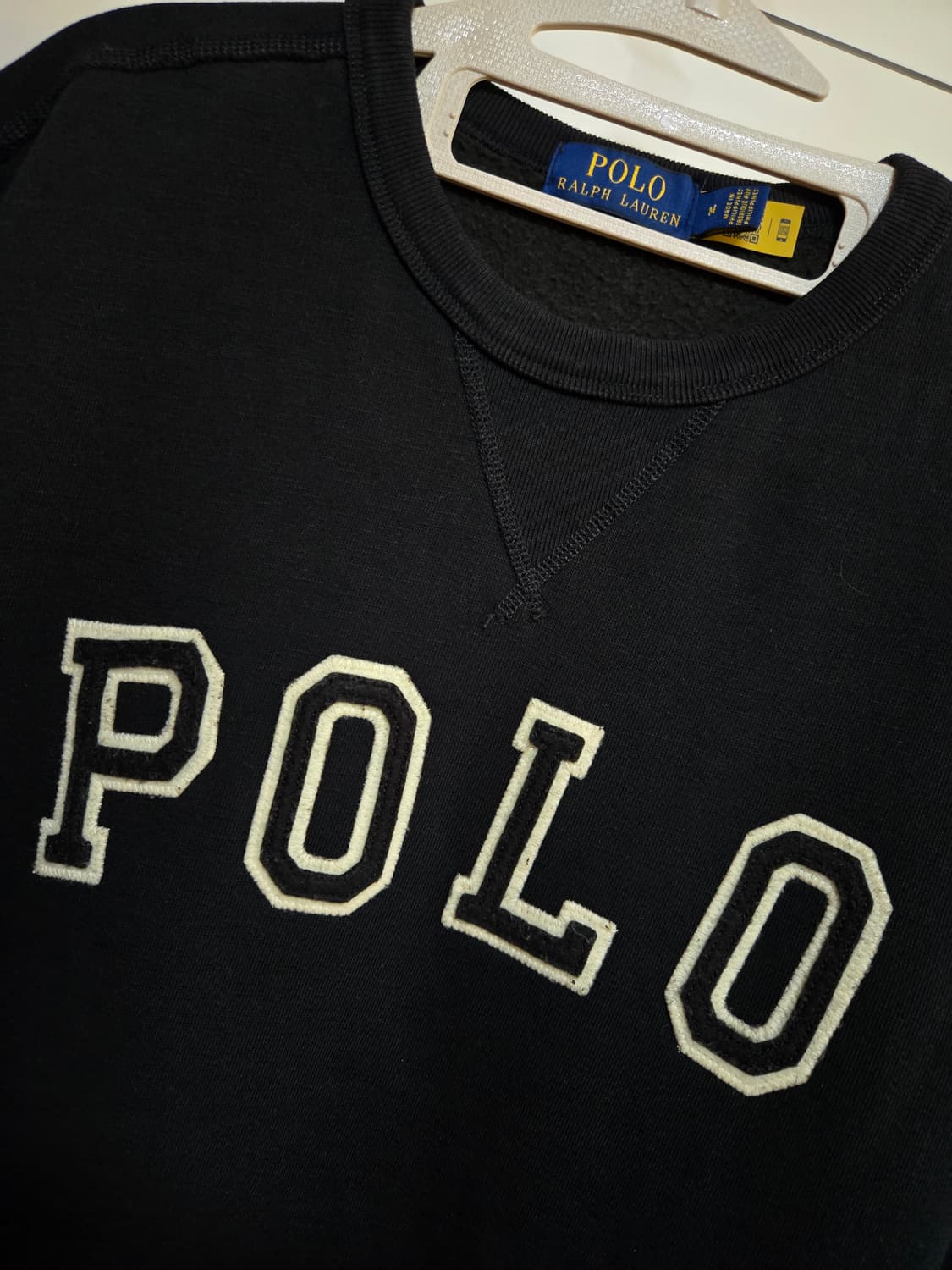 폴로 랄프로렌 신형 맨투맨 블랙 상품이미지3