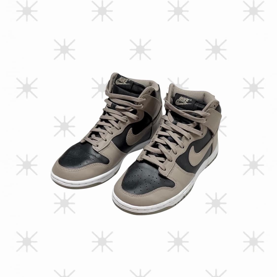 (NIKE) 나이키 덩크 하이  BLACK/MOON FOSSIL  240 상품이미지1