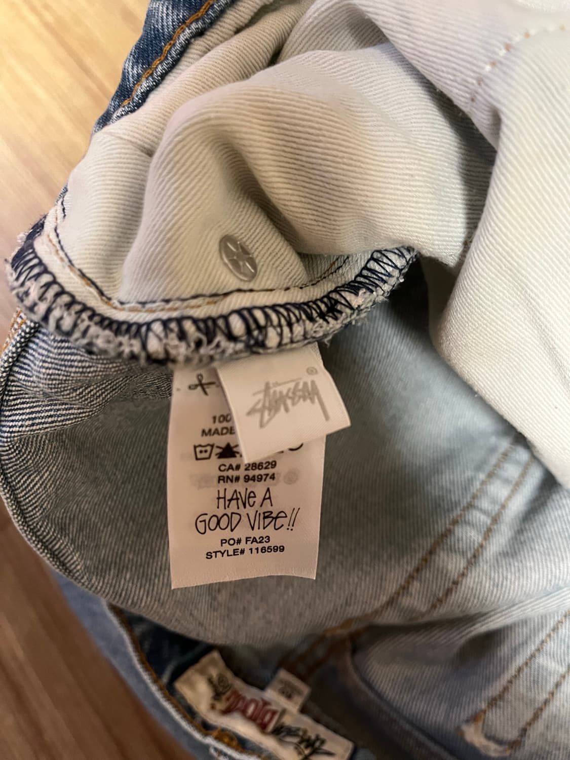 스투시 빅OL진 연청 상품이미지5