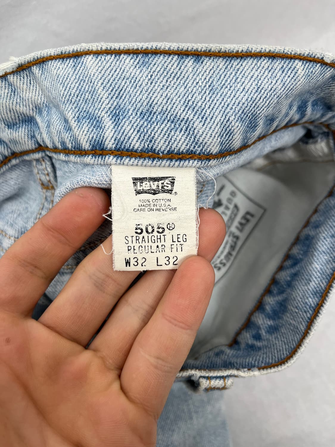 90s usa Levi's 505 W 32 L 32 상품이미지6