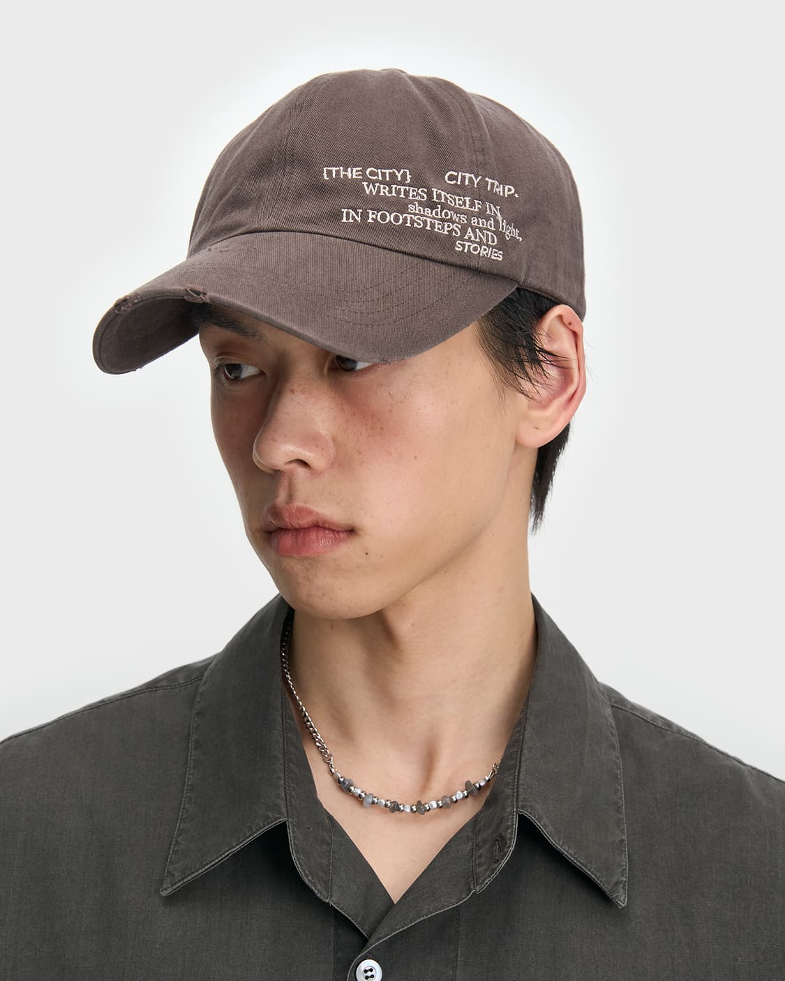 벨리에 시티 에세이 볼캡 브라운 상품이미지2